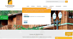 Desktop Screenshot of luminariascoloniais.com.br